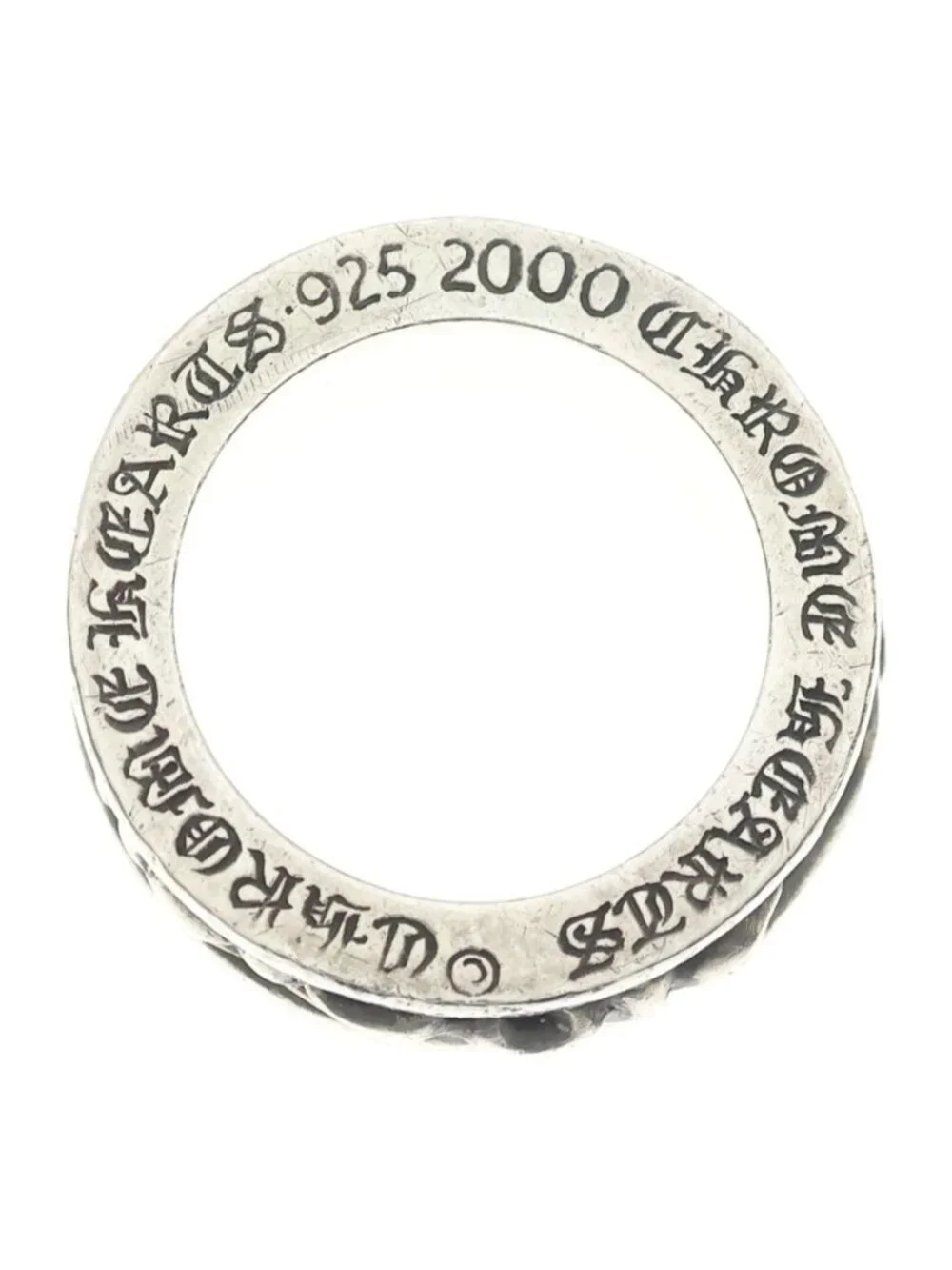 Chrome Hearts Ring Spinner Scroll Spiner Silver
